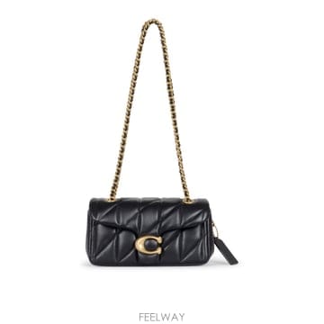 Coach 26FW COACH QUILTED TABBY ��� �� 20 WITH CHAIN CP149B4BK TP571826FW COACH QUILTED TABBY ��� �� 20 WITH CHAIN CP149B4