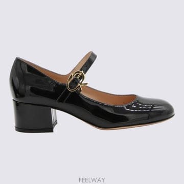 Gianvito Rossi 24FW ���Ⱥ���ξ� Mary ribbon pumps G2210145RICVERNERO TP57851249024FW ���Ⱥ���ξ� Mary ribbon pumps G2210145RICVERNERO
