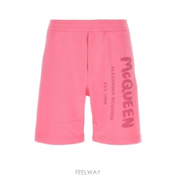 Alexander Mcqueen 23SS �˷���� ���� BERMUDA ���� WITH GRAFFITI �ΰ� ����Ʈ 688717QUZ81091723SS �˷���� ���� BERMUDA ���� WITH GRAFFITI �ΰ� ��