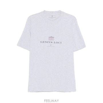Brunello Cucinelli 26SS ���ڷ� ��ġ�ڸ� Crew �� T ���� M0B138520CWU50 TP57699665826SS ���ڷ� ��ġ�ڸ� Crew �� T ���� M0B138520CWU50 T