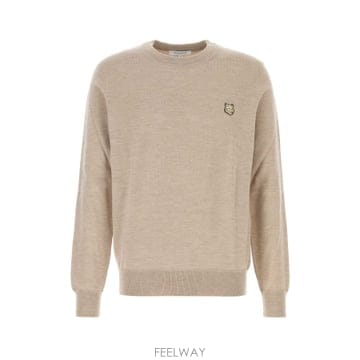 25SS Maison Kitsune Bold Fox Head 울 점퍼 MM00815KT10360134 TP5