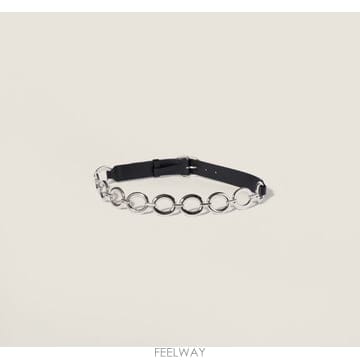 Miu Miu 26SS �̿�̿� CINTURE ��Ƽ CALF METAL 5CC6822IBWF0633 TP57531873826SS �̿�̿� CINTURE ��Ƽ CALF METAL 5CC6822IBWF0633 