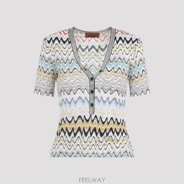 Missoni [D14]�̽�� 65712SMSNN MULTI ���� ������ ��Ʈ ����� Missoni Knit Top[D14]�̽�� 65712SMSNN MULTI ���� ������ ��Ʈ ����� M