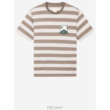 Armani 26SS �������� �Ƹ����� T ���� with a striped pattern EM004504AF23154M126SS �������� �Ƹ����� T ���� with a striped pattern E