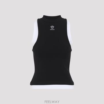 Versace [D14]������ü 682442BS70 BLACK WHITE ���� Ƽ���� �μҸ� ž ���� Versace Vin[D14]������ü 682442BS70 BLACK WHITE ���� Ƽ���� �μ�