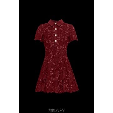 Self Portrait 26FW Self portrait ���̽� �巹�� PF26111SABU0BURGUNDY TP57709540826FW Self portrait ���̽� �巹�� PF26111SABU0BURGUNDY 