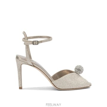 Jimmy Choo ������ Heeled ���� Sacora SACORA85EDKLIGHTSOFTGOLDCRYSTAL TP57046������ Heeled ���� Sacora SACORA85EDKLIGHTSOFTGOLDCRYS
