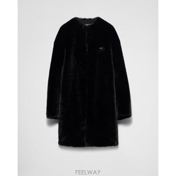 PRADA 26SS ����� FAUX FUR �� NYLON REVERSIBLE ���� ���� PZV015SOOO12DHF0026SS ����� FAUX FUR �� NYLON REVERSIBLE ���� ���� PZV
