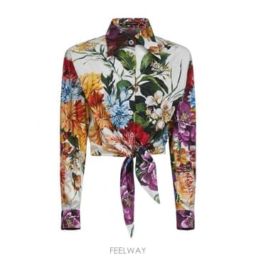 Dolce&Gabbana 25FW ��ü�ذ��ٳ� FLOWER BOUQUET ����Ʈ POPLIN ���� F5P61THS5TRHA5PC TP25FW ��ü�ذ��ٳ� FLOWER BOUQUET ����Ʈ POPLIN ���� F5