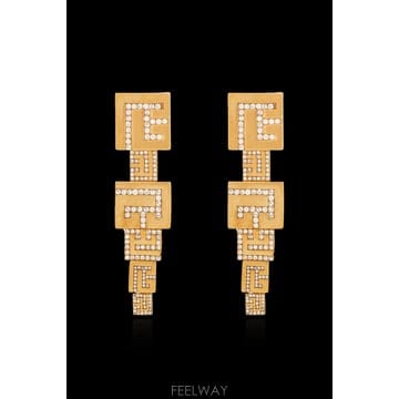 Balmain 26SS Balmain Earrings with ����ũ�� ũ����Ż GN1XI588MBASXC9 TP5784026SS Balmain Earrings with ����ũ�� ũ����Ż GN1XI588M