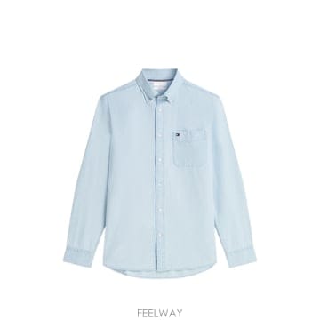 TOMMY HILFIGER 26FW Ÿ�����ǰ� CHAMBRAY SOLID RF ���� MW0MW433160GY TP57696257026FW Ÿ�����ǰ� CHAMBRAY SOLID RF ���� MW0MW433160GY T