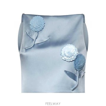Self Portrait 26SS Self portrait Satin ž With Floral Appliques SS26174TBL26SS Self portrait Satin ž With Floral Appliques SS26