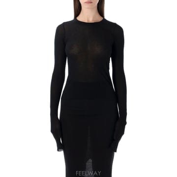 Rick Owens 26SS �������� CROPPED RIB LS T RP01F6209RC09 TP57048293726SS �������� CROPPED RIB LS T RP01F6209RC09 TP5704829
