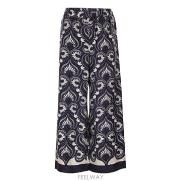 Max Mara 26SS �������� WKDOTTICO   Flowing ����Ʈ ��ũ trousers 2615131011600026SS �������� WKDOTTICO   Flowing ����Ʈ ��ũ trousers