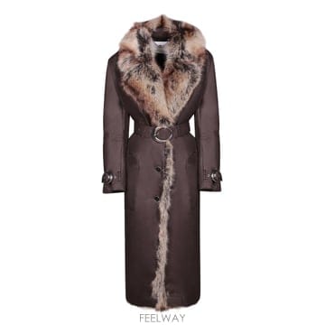 rabanne 25FW ���ڶ�� �� ��Ʈ with eco fur details  Front button closure  ��25FW ���ڶ�� �� ��Ʈ with eco fur details  Front butt