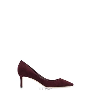 Jimmy Choo 25FW ������ ������ Romy 60 Suede Pumps ROMY60KDUDEEPMERLOT TP5753725FW ������ ������ Romy 60 Suede Pumps ROMY60KDUDEEPME