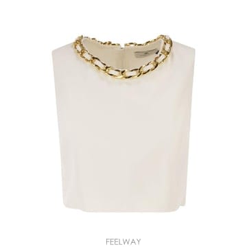 | Other Brand | 26SS �����ں�Ÿ ����Ű Sleeveless ž with jewel chain detail TO06062E26SS �����ں�Ÿ ����Ű Sleeveless ž with jewel chain 