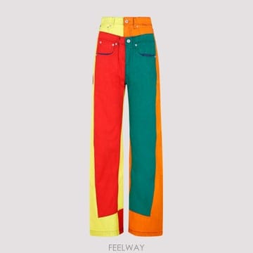 Loewe 22FW Loewe Loewe Patchwork Jeans S359Y11X462423 TP57398256022FW Loewe Loewe Patchwork Jeans S359Y11X462423 TP5739