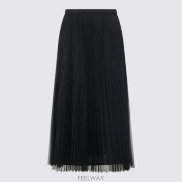 Fabiana Filippi 26SS �ĺ�Ƴ� �ʸ��� PLEATED TULLE ���̵� ��ĿƮ GND266F426L7385146 TP57026SS �ĺ�Ƴ� �ʸ��� PLEATED TULLE ���̵� ��ĿƮ GND26