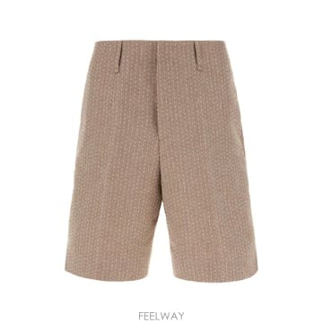 FENDI 25SS Fendi ������ jacquard bermuda ���� with topstitching FB1047A25SS Fendi ������ jacquard bermuda ���� with topstitch