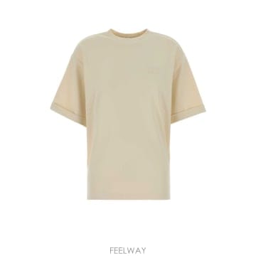 26SS 울리치 Cream 코튼 오버사이즈 t 셔츠 CFWWTE2008FRUT53658743 TP573588