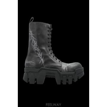 Balenciaga 26SS Balenciaga Platform ��Ŭ ���� Bulldozer ���̽� Booti 856261WB226SS Balenciaga Platform ��Ŭ ���� Bulldozer ���̽� Bo
