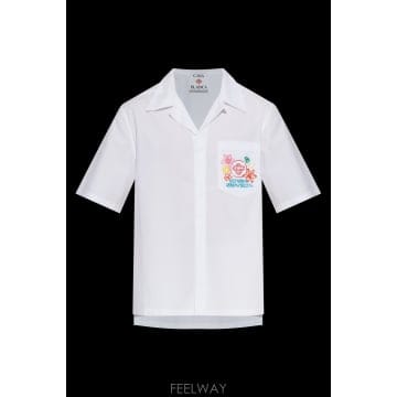 CASABLANCA 26SS CASABLANCA ���� with embroidery MSS26SH276010WHITE TP574726SS CASABLANCA ���� with embroidery MSS26SH276010WHIT