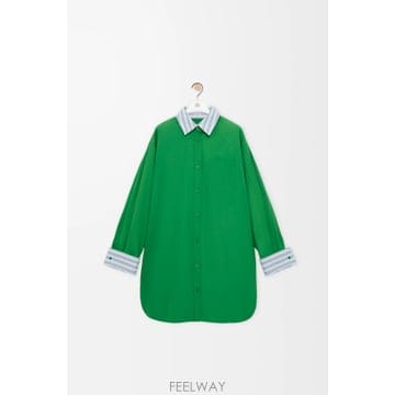 Loewe 26FW Loewe ��ư chemiser �巹�� S359Y09XKZ4100GREEN TP57705466926FW Loewe ��ư chemiser �巹�� S359Y09XKZ4100GREEN TP