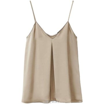 Fabiana Filippi 25SS �ĺ�Ƴ� �ʸ��� Satin viscose ž  Thin adjustable straps  Strai25SS �ĺ�Ƴ� �ʸ��� Satin viscose ž  Thin adjustable