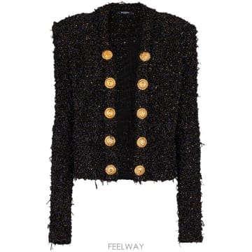 Balmain 25FW Balmain Lurex tweed �������� EF1SK048KB19EAD TP57333339625FW Balmain Lurex tweed �������� EF1SK048KB19EAD TP57