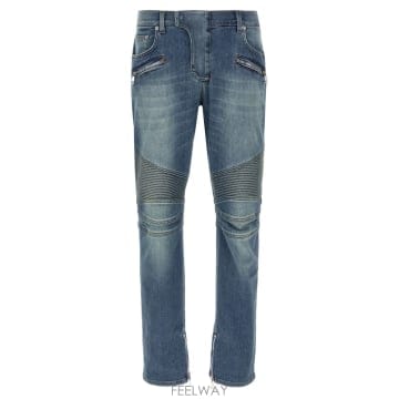 Balmain 25FW Balmain Biker Jeans EH1MG115DF446FF TP57183111825FW Balmain Biker Jeans EH1MG115DF446FF TP571831118