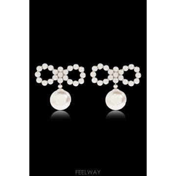 Self Portrait 26SS Self portrait Earrings with �۶� pearls SS26606EP0PEARL26SS Self portrait Earrings with �۶� pearls SS26606