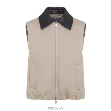 Brunello Cucinelli 26FW ���ڷ� ��ġ�ڸ� ���ڷ� ��ġ�ڸ� Padded Reversible ����Ʈ ML5977142PC6326FW ���ڷ� ��ġ�ڸ� ���ڷ� ��ġ�ڸ� Padded Revers