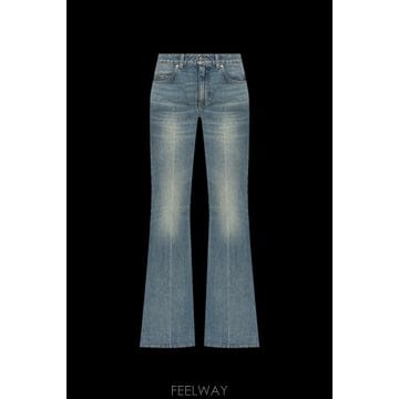 Alexander Mcqueen 25SS �˷���� ���� Jeans with slightly flared legs 817639QMACV431525SS �˷���� ���� Jeans with slightly flared legs 817
