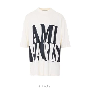 Ami 26SS �ƹ� ���������� �� ��Ʈ SLEEVES TEESHIRT WITH �ƹ� ����Ʈ UTS38172613626SS �ƹ� ���������� �� ��Ʈ SLEEVES TEESHIRT WITH ��