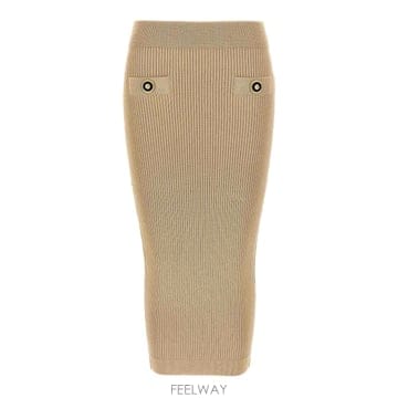 Balmain 25FW Balmain Ribbed Midi ��ĿƮ EF1LD022KI100DC TP57183086725FW Balmain Ribbed Midi ��ĿƮ EF1LD022KI100DC TP5718