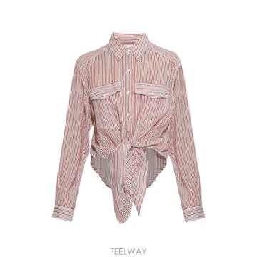 Isabel Marant 26SS ���ں����� NATH Ÿ�� �� STRIPED ��ư VOILE ���� CH0131FFD1I04EECRD26SS ���ں����� NATH Ÿ�� �� STRIPED ��ư VOILE ���� C