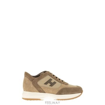 Hogan 26SS HOGAN INTERACTIVE   Suede �� fabric trainers HXM00N0I98026SS HOGAN INTERACTIVE   Suede �� fabric trainers HXM0
