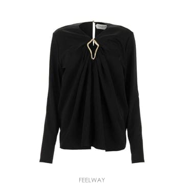 Lanvin 23FW Lanvin Metallic detail ����콺 RWTO00045822H2310 TP579238323FW Lanvin Metallic detail ����콺 RWTO00045822H2310