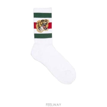 GUCCI 21FW ���� Calze in misto cotone bianco 4500394G4829066 TP5733321FW ���� Calze in misto cotone bianco 4500394G4829066