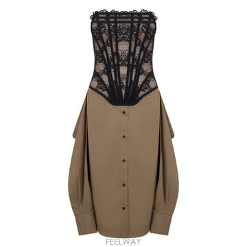 | Other Brand | 25SS �꼼�� �� ������ �̴� �巹�� in ��ư with ���̽� 04SSDR4460442538 TP57725SS �꼼�� �� ������ �̴� �巹�� in ��ư with ����
