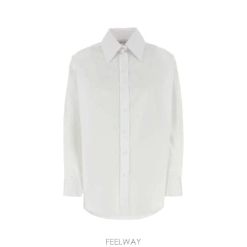 Alexander Mcqueen 25SS �˷���� ���� ȭ��Ʈ poplin ���� 818362QAAAD9000 TP57183043425SS �˷���� ���� ȭ��Ʈ poplin ���� 818362QAAAD9000 