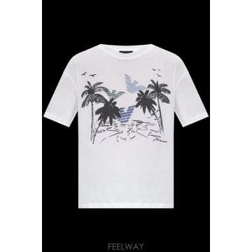 Armani 26SS �������� �Ƹ����� T ���� with ����Ʈ EW004393AF24695U0002 TP5747431426SS �������� �Ƹ����� T ���� with ����Ʈ EW004393AF24