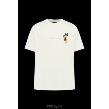 Armani 26SS �������� �Ƹ����� T ���� with embroidered �ΰ� EM005444AF23455U109426SS �������� �Ƹ����� T ���� with embroidered �ΰ� EM