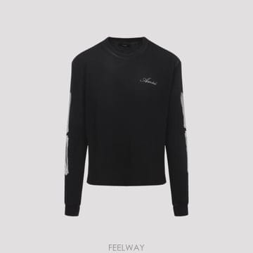 Amiri 26SS AMIRI Amiri Bones �� Sleeves Tee AMTOJR1032BLACK TP5789726SS AMIRI Amiri Bones �� Sleeves Tee AMTOJR1032BLACK 