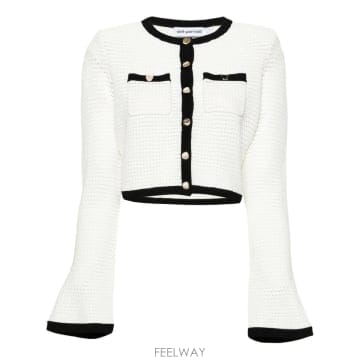 Self Portrait 24SS Self portrait Crochet cropped ����� SS24217JWHITE TP5754724SS Self portrait Crochet cropped ����� SS24217JWHIT