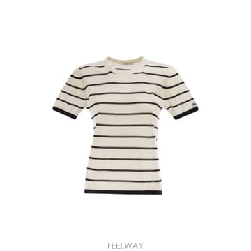 Max Mara 26SS �������� MXPFAVETTA STRIPES ��ũ ĳ�ù̾� ������ 2611361048600006 TP26SS �������� MXPFAVETTA STRIPES ��ũ ĳ�ù̾� ������ 