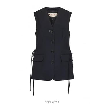 Marni 25FW Marni �� ���̽�Ʈ ��Ʈ WITH SIDE SLITS GLMA0096SUTW83900B99 TP25FW Marni �� ���̽�Ʈ ��Ʈ WITH SIDE SLITS GLMA0096SU