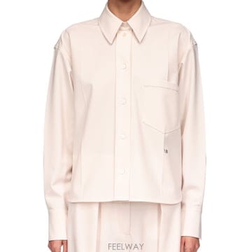 Victoria Beckham 26SS ���丮�ƺ��� Cropped �� Sleeve ���� 1124WSH005238J3086 TP570496226SS ���丮�ƺ��� Cropped �� Sleeve ���� 1124WSH005238