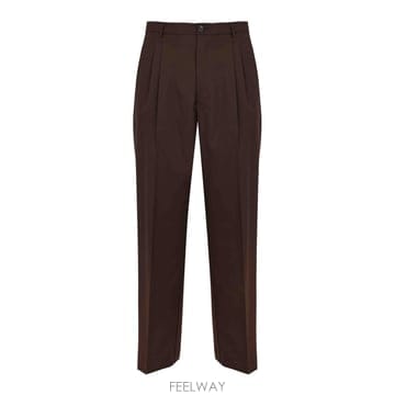 | Other Brand | 26SS AMARANTO Chocolate Pleated Trousers B6AB004166M TP5759226SS AMARANTO Chocolate Pleated Trousers B6AB004166M T